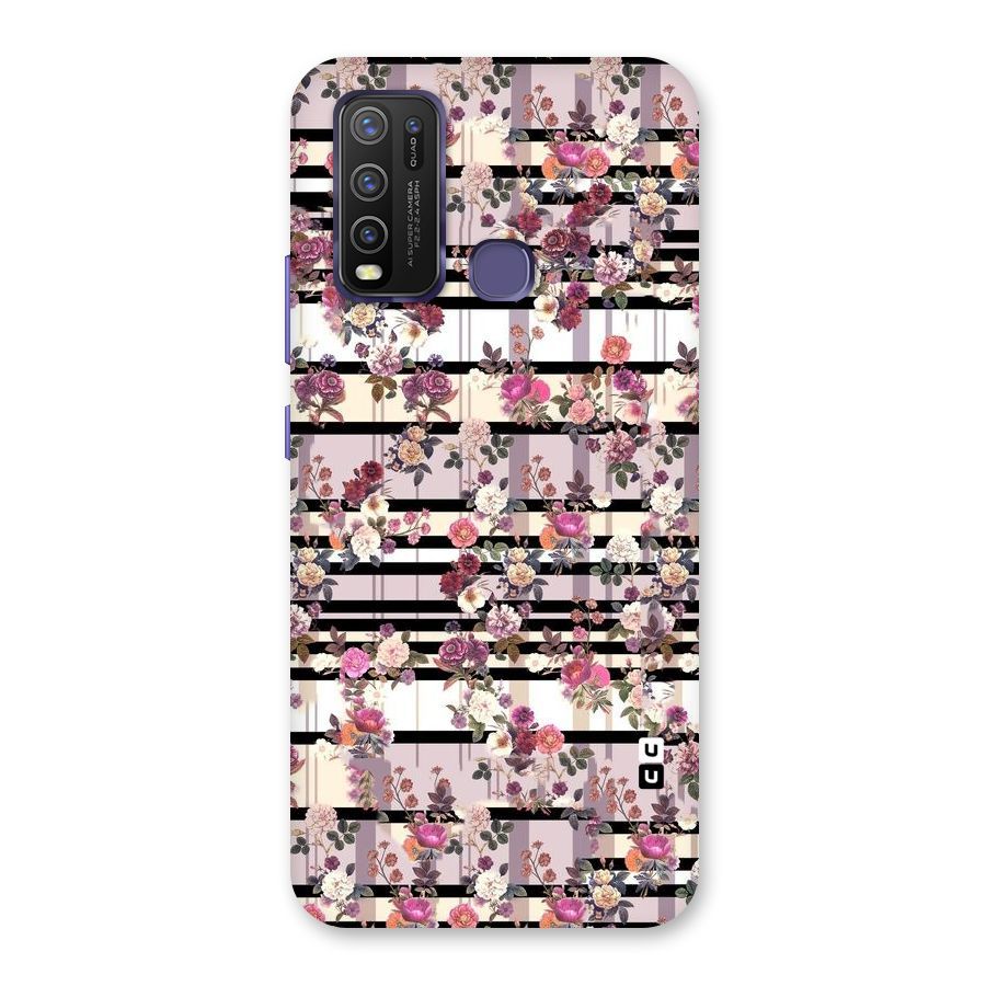 Beauty In Floral Back Case for Vivo Y30