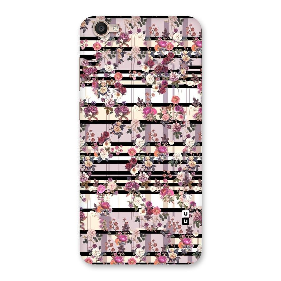 Beauty In Floral Back Case for Vivo Y55L