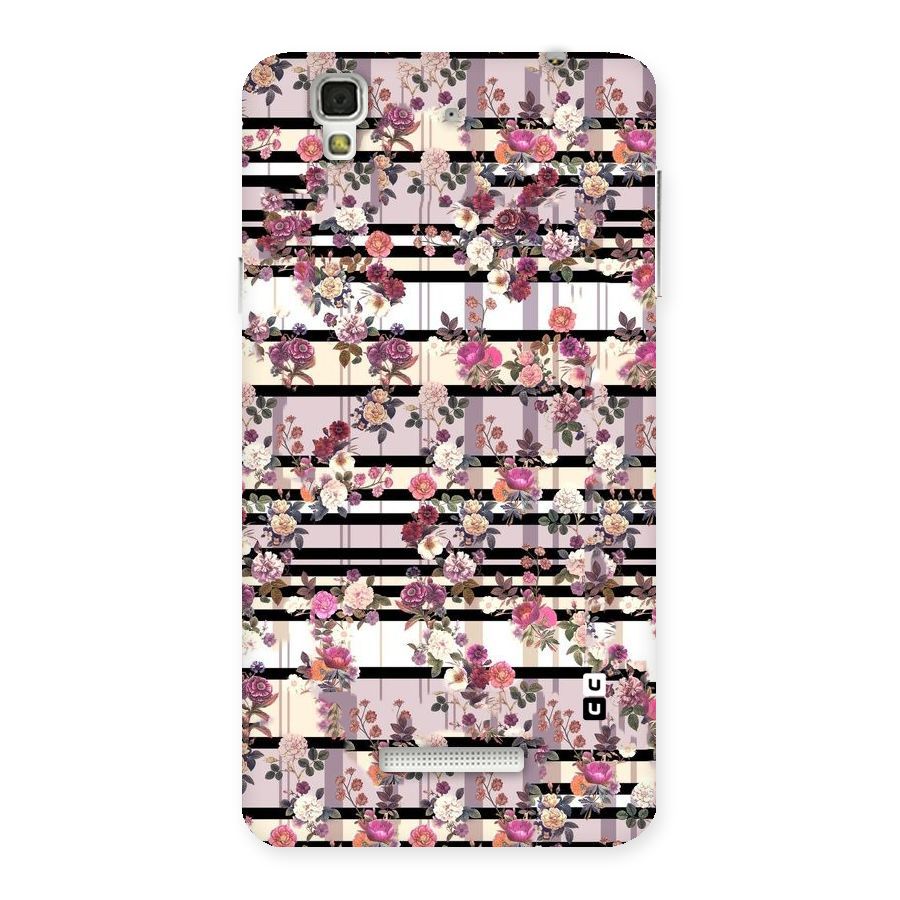 Beauty In Floral Back Case for Yu Yureka