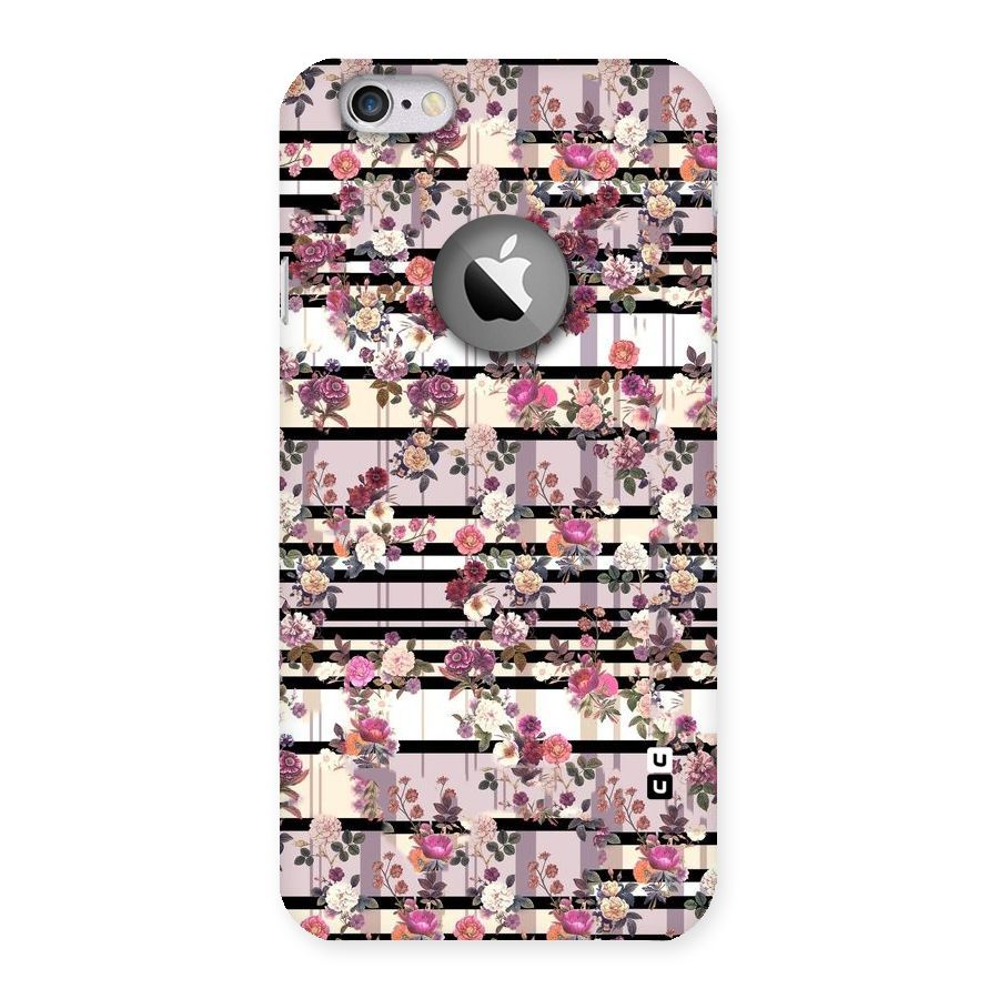 Beauty In Floral Back Case for iPhone 6 Logo Cut