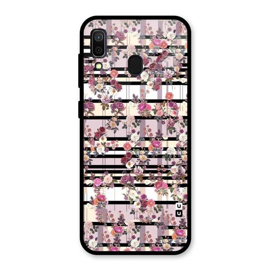 Beauty In Floral Glass Back Case for Galaxy A30