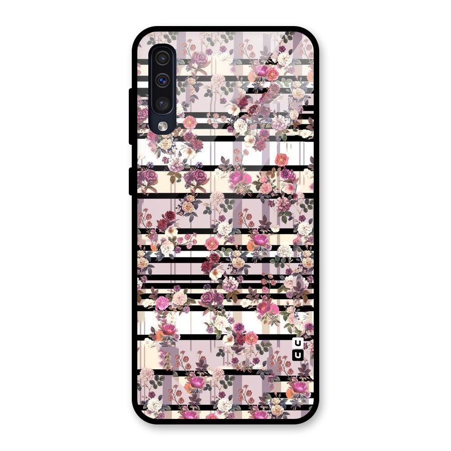 Beauty In Floral Glass Back Case for Galaxy A30s