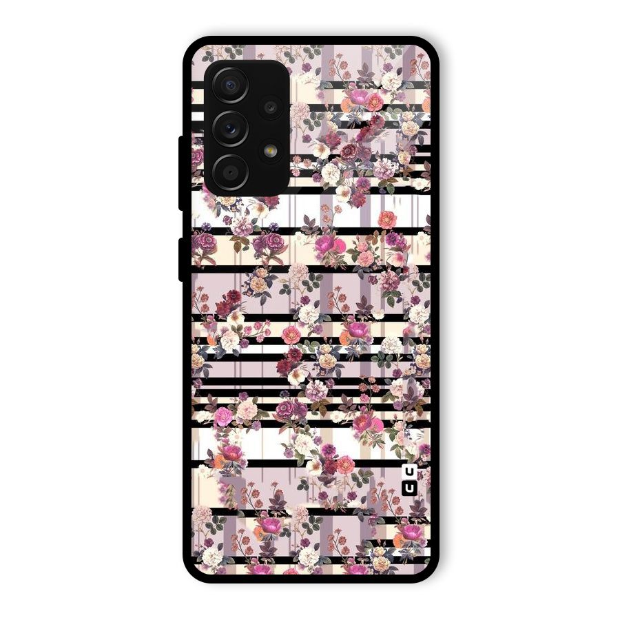 Beauty In Floral Glass Back Case for Galaxy A53 5G