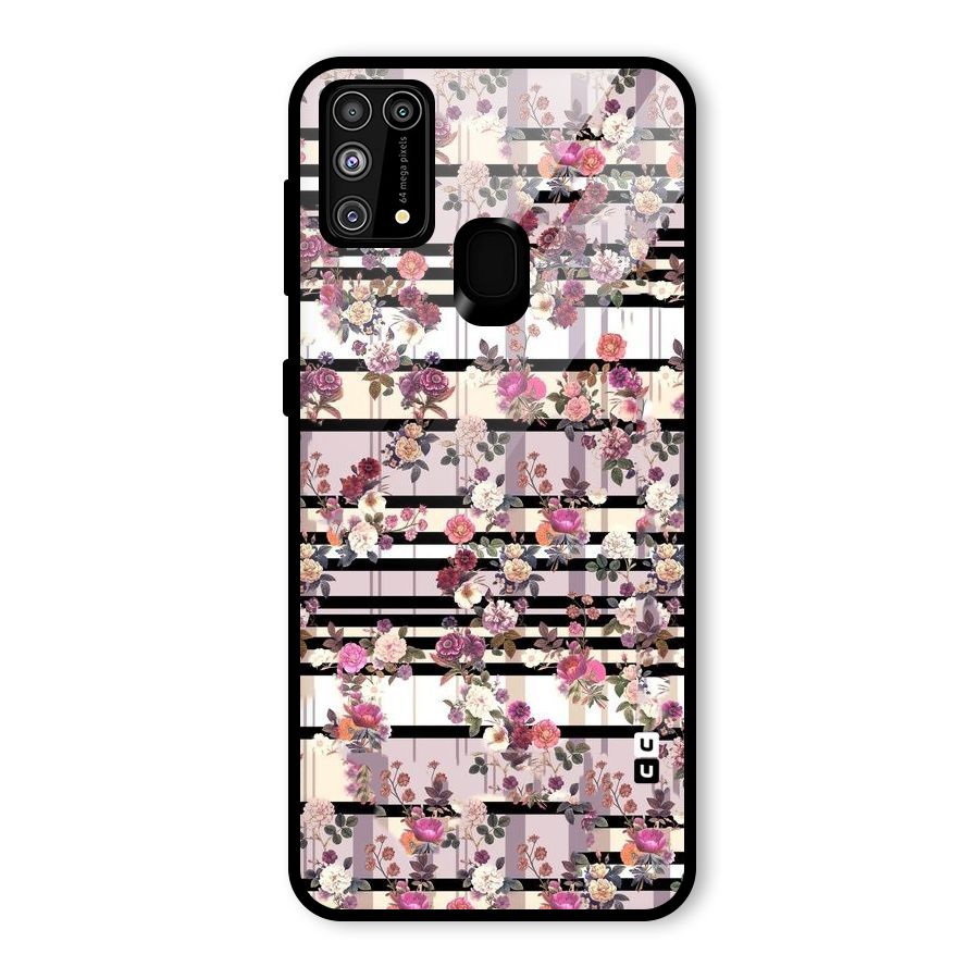 Beauty In Floral Glass Back Case for Galaxy F41