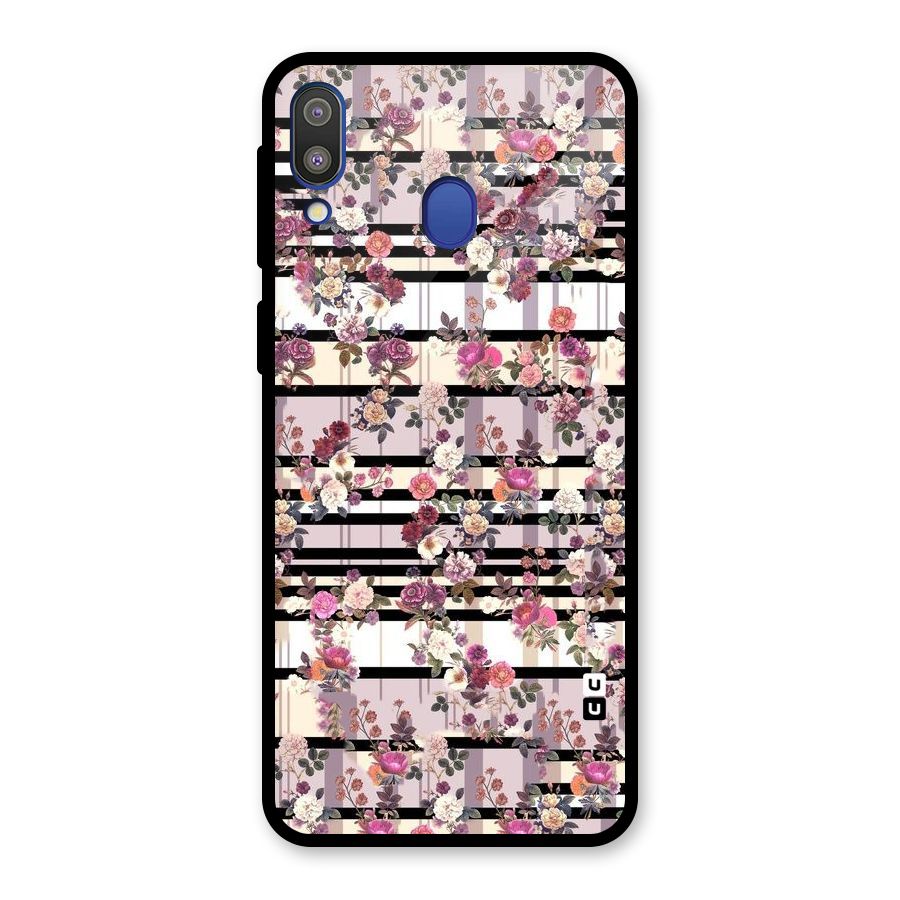 Beauty In Floral Glass Back Case for Galaxy M20