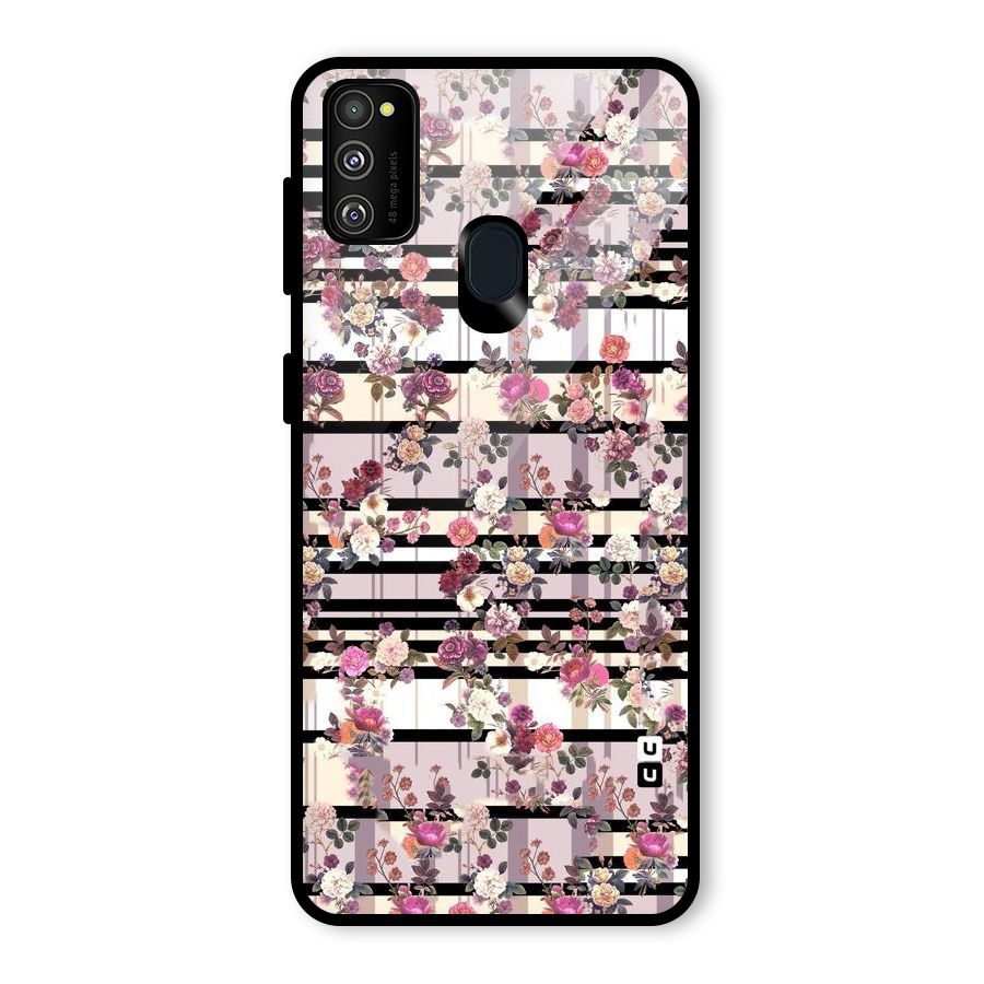 Beauty In Floral Glass Back Case for Galaxy M30s