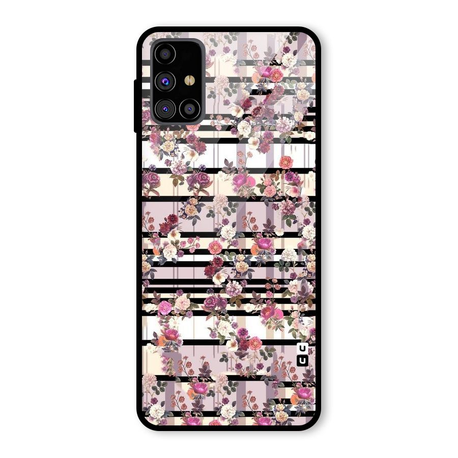 Beauty In Floral Glass Back Case for Galaxy M31s