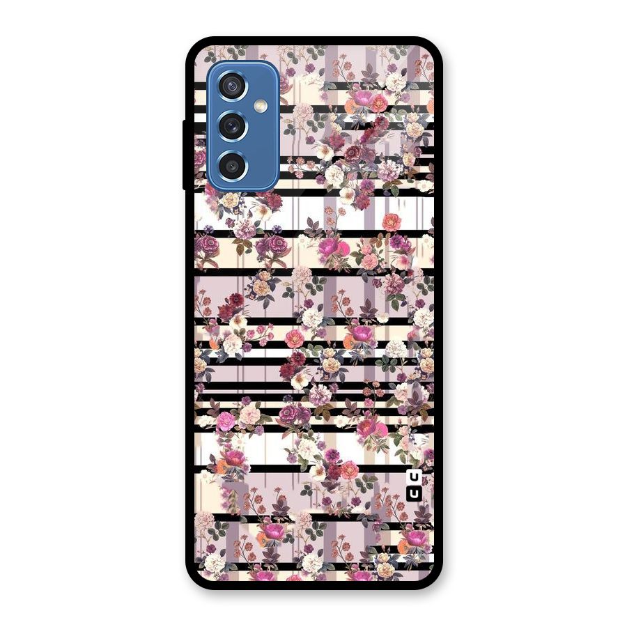 Beauty In Floral Glass Back Case for Galaxy M52 5G