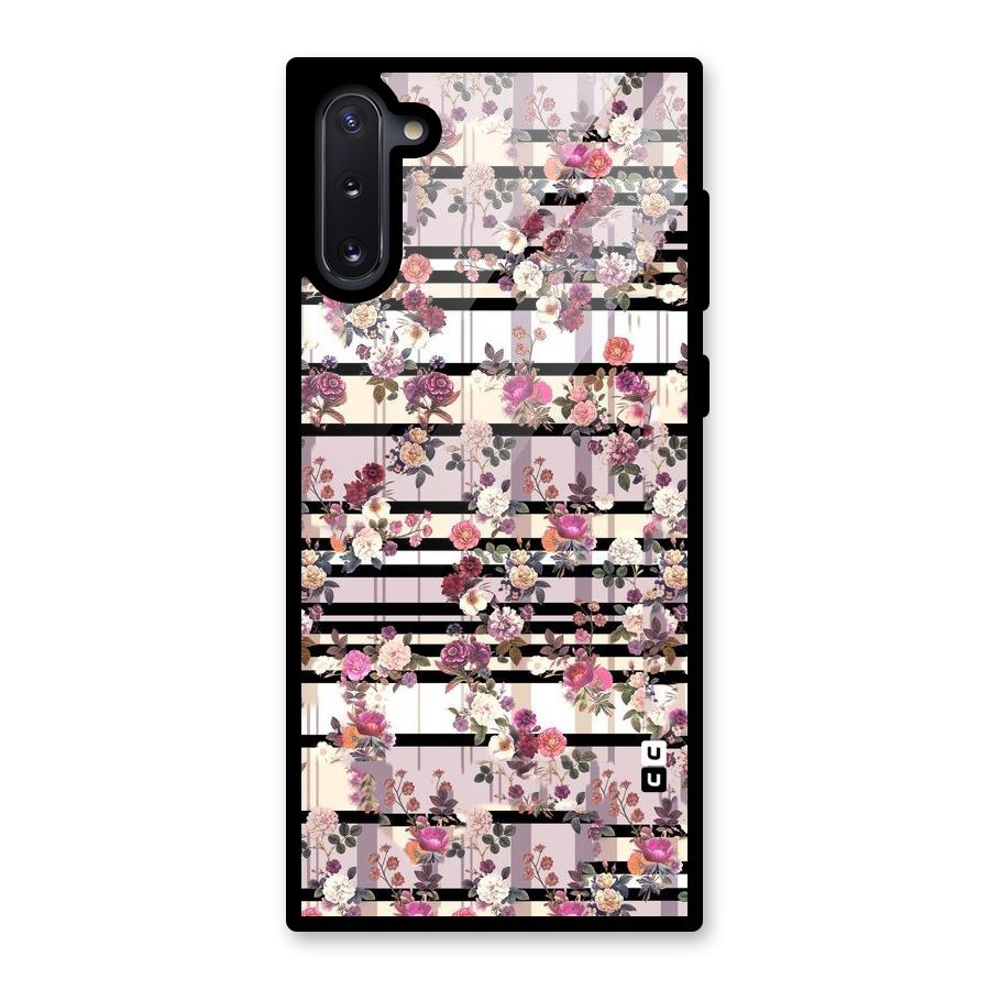 Beauty In Floral Glass Back Case for Galaxy Note 10