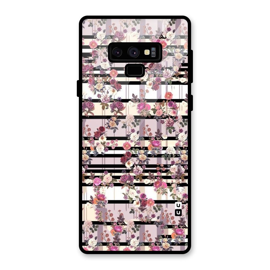 Beauty In Floral Glass Back Case for Galaxy Note 9
