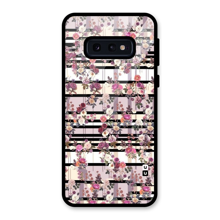 Beauty In Floral Glass Back Case for Galaxy S10e