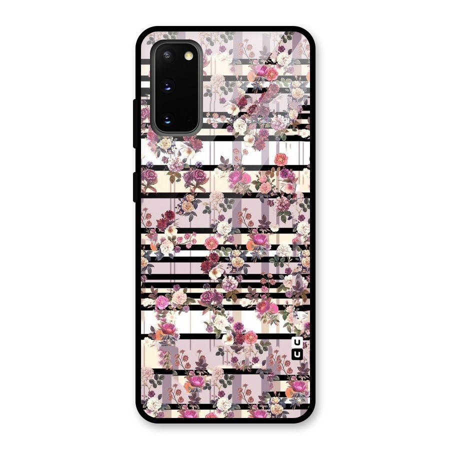 Beauty In Floral Glass Back Case for Galaxy S20