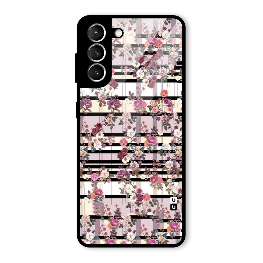 Beauty In Floral Glass Back Case for Galaxy S21 5G