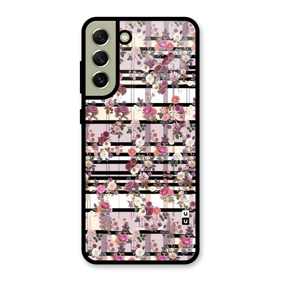 Beauty In Floral Glass Back Case for Galaxy S21 FE 5G