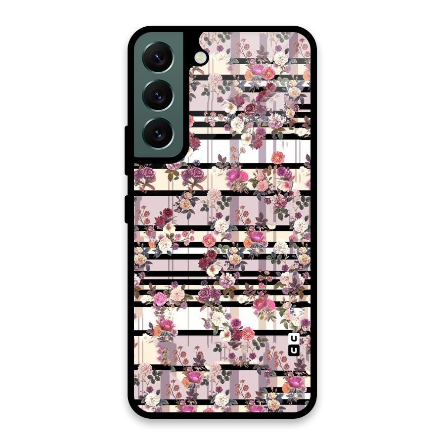Beauty In Floral Glass Back Case for Galaxy S22 5G