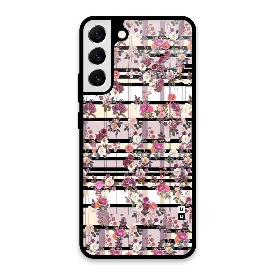 Beauty In Floral Glass Back Case for Galaxy S22 Plus 5G