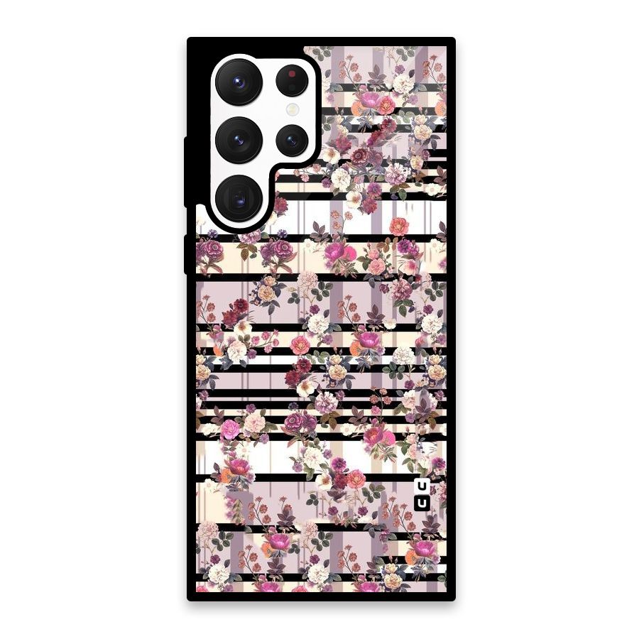 Beauty In Floral Glass Back Case for Galaxy S22 Ultra 5G