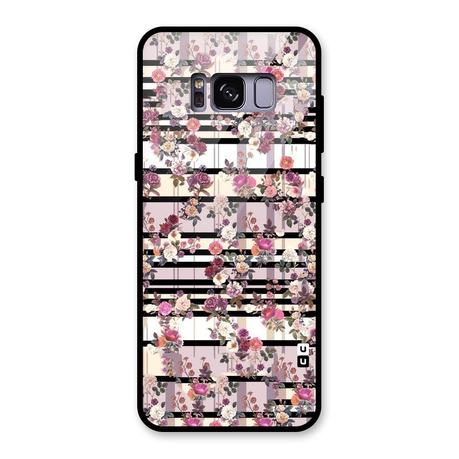 Beauty In Floral Glass Back Case for Galaxy S8