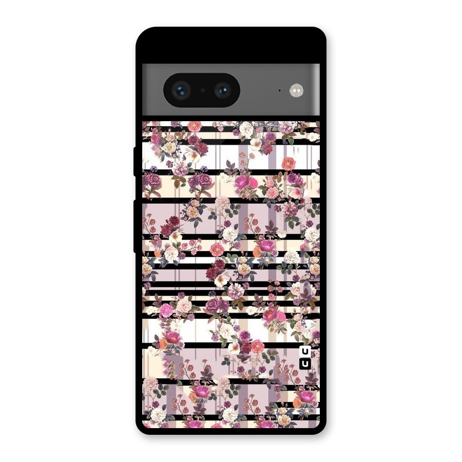 Beauty In Floral Glass Back Case for Google Pixel 7