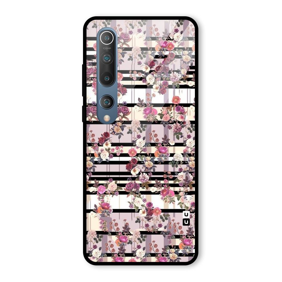 Beauty In Floral Glass Back Case for Mi 10