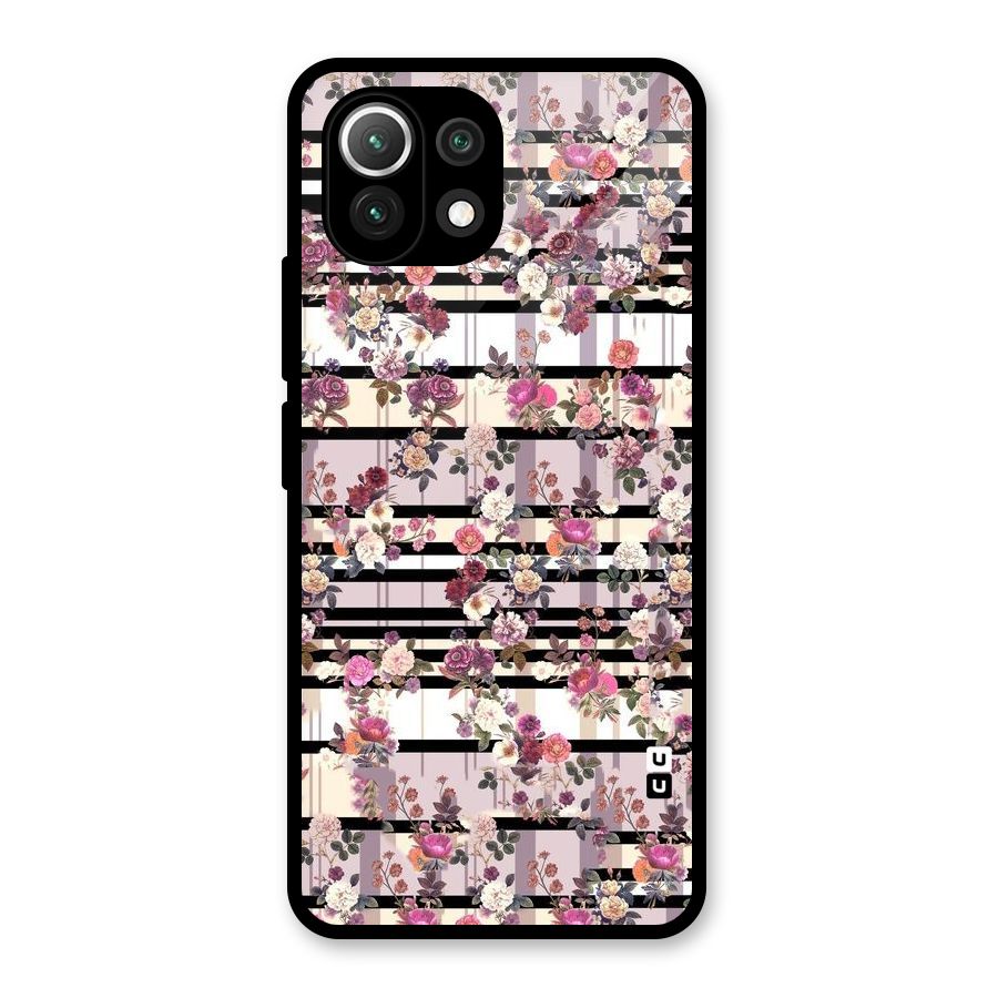 Beauty In Floral Glass Back Case for Mi 11 Lite