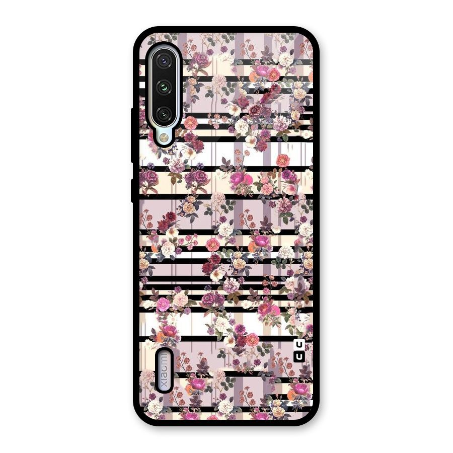 Beauty In Floral Glass Back Case for Mi A3
