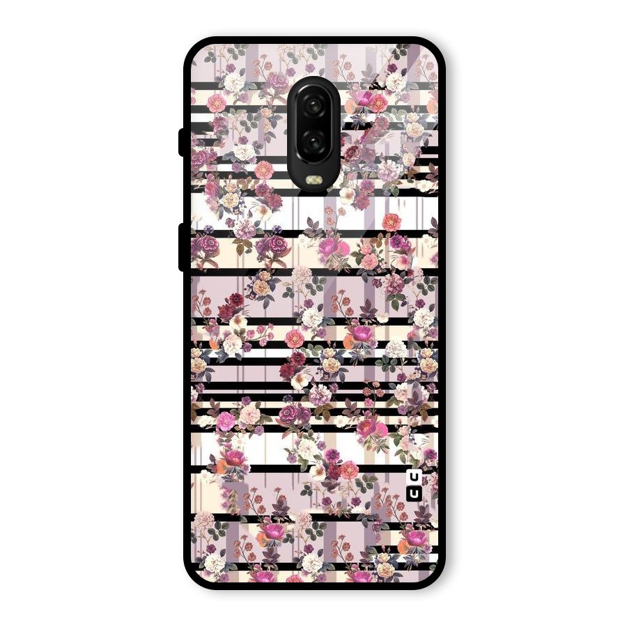 Beauty In Floral Glass Back Case for OnePlus 6T