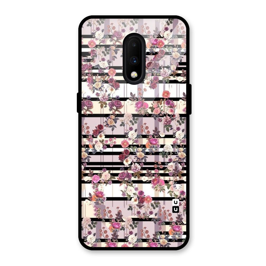 Beauty In Floral Glass Back Case for OnePlus 7