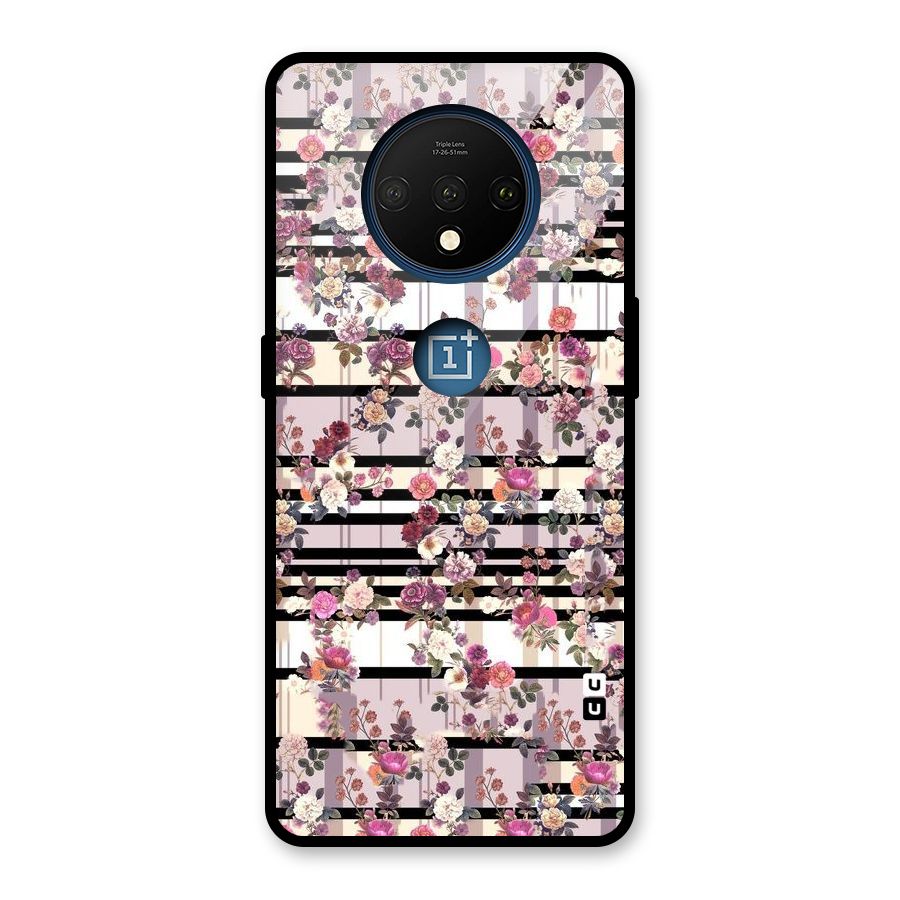 Beauty In Floral Glass Back Case for OnePlus 7T