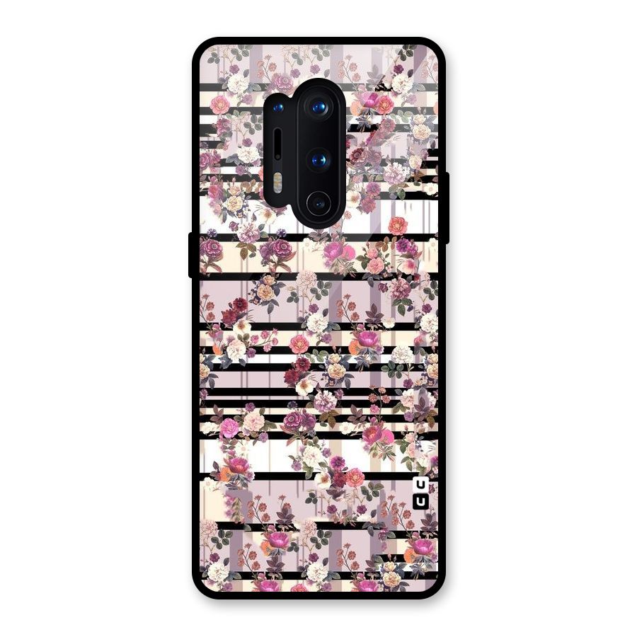 Beauty In Floral Glass Back Case for OnePlus 8 Pro