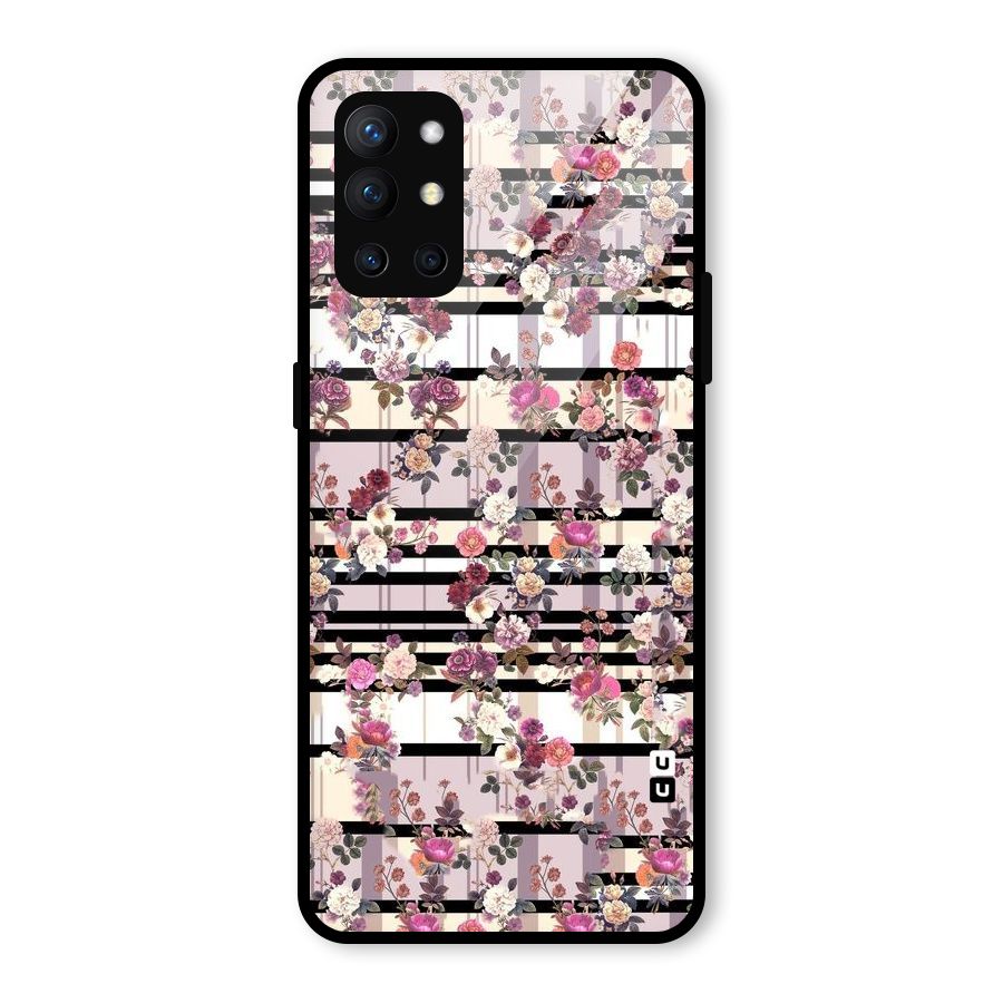Beauty In Floral Glass Back Case for OnePlus 9R