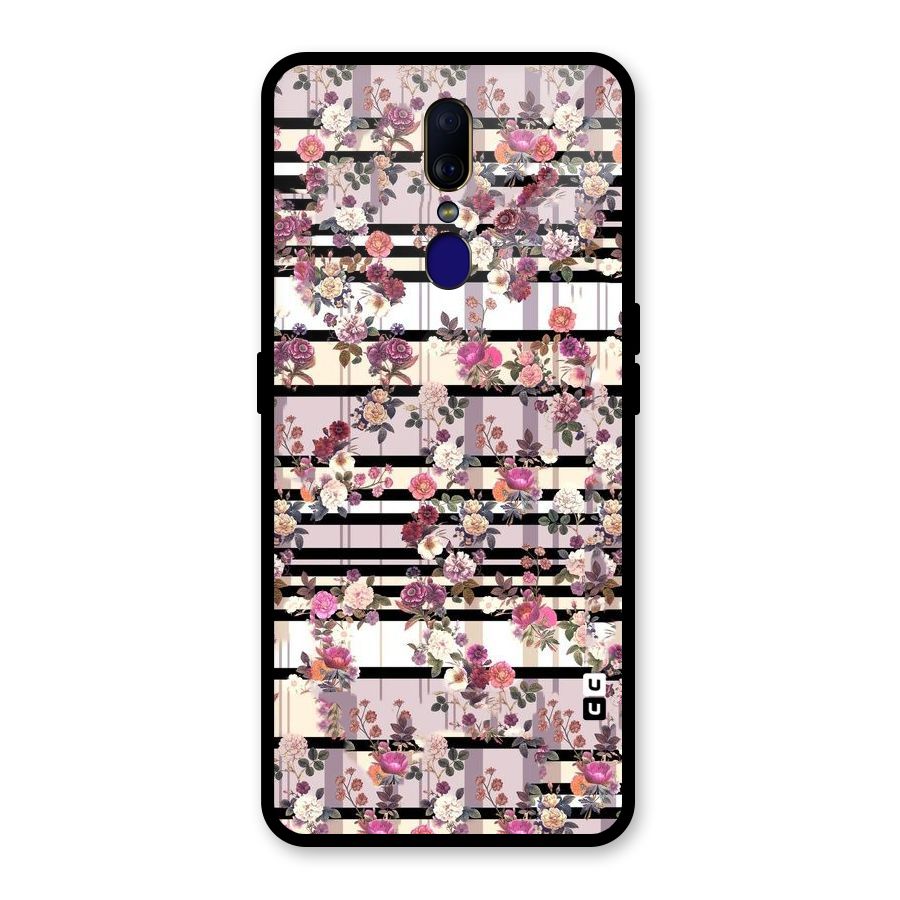 Beauty In Floral Glass Back Case for Oppo F11
