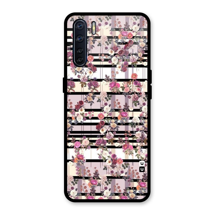 Beauty In Floral Glass Back Case for Oppo F15
