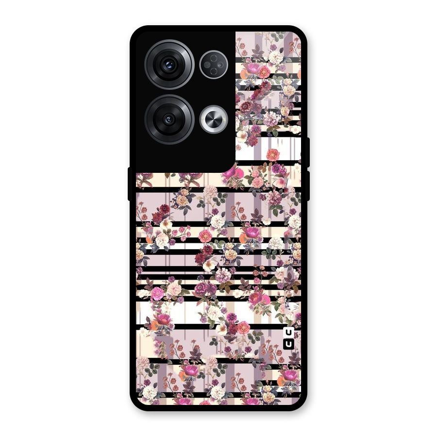 Beauty In Floral Glass Back Case for Oppo Reno8 Pro 5G
