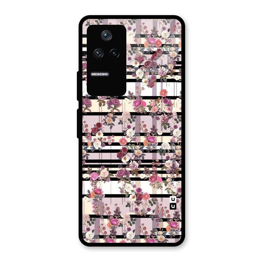 Beauty In Floral Glass Back Case for Poco F4 5G
