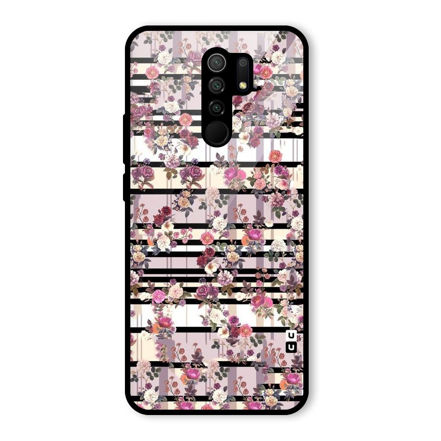 Beauty In Floral Glass Back Case for Poco M2