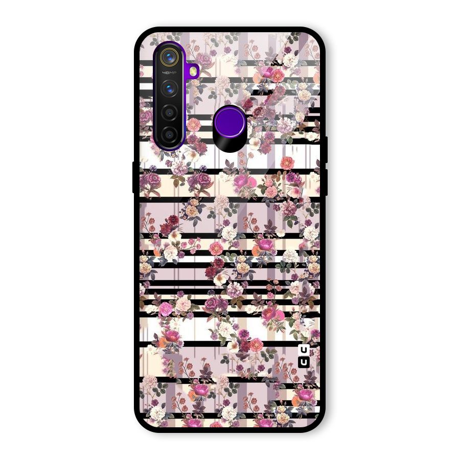 Beauty In Floral Glass Back Case for Realme 5 Pro