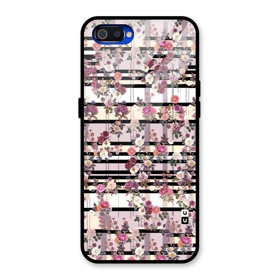 Beauty In Floral Glass Back Case for Realme C2