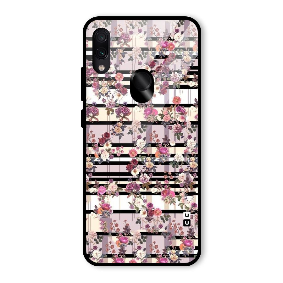 Beauty In Floral Glass Back Case for Redmi Note 7S