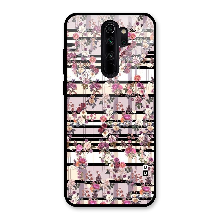 Beauty In Floral Glass Back Case for Redmi Note 8 Pro