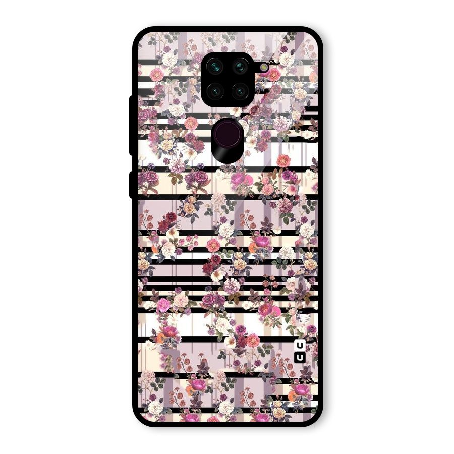 Beauty In Floral Glass Back Case for Redmi Note 9
