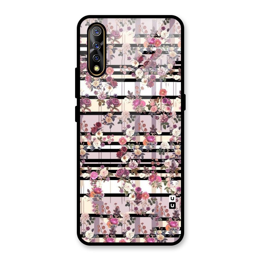 Beauty In Floral Glass Back Case for Vivo S1
