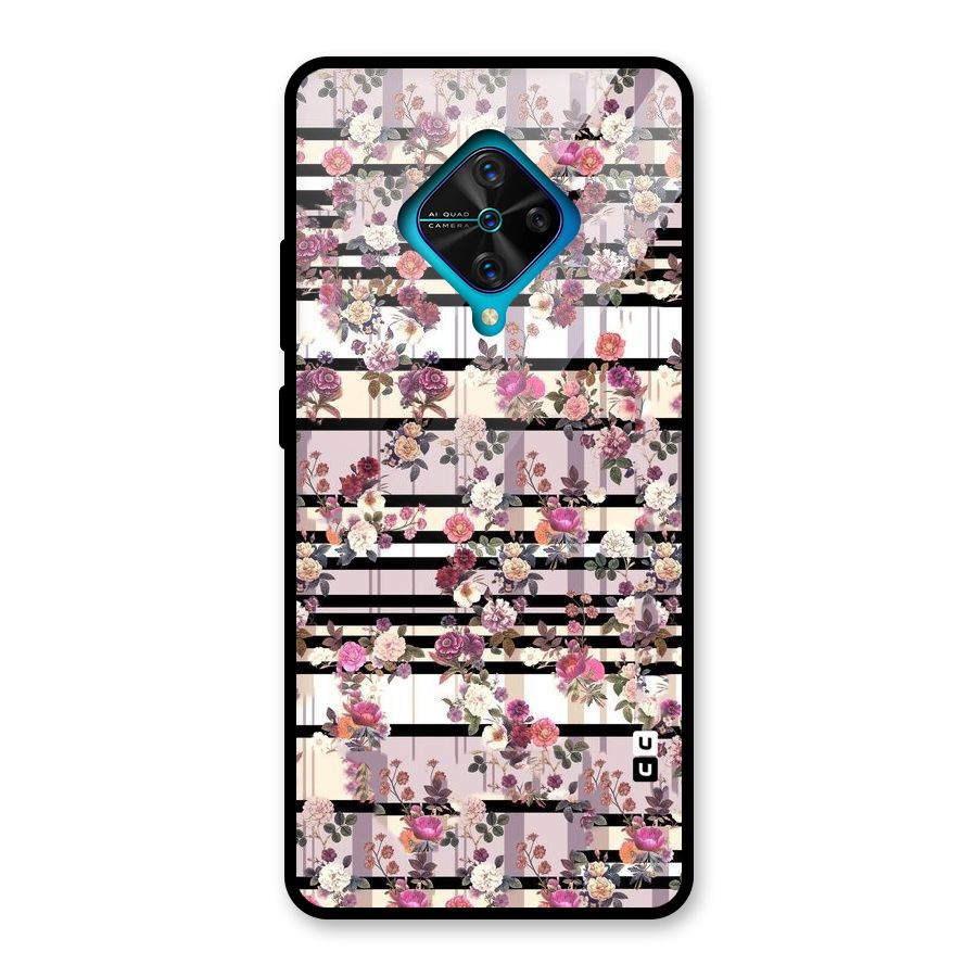 Beauty In Floral Glass Back Case for Vivo S1 Pro