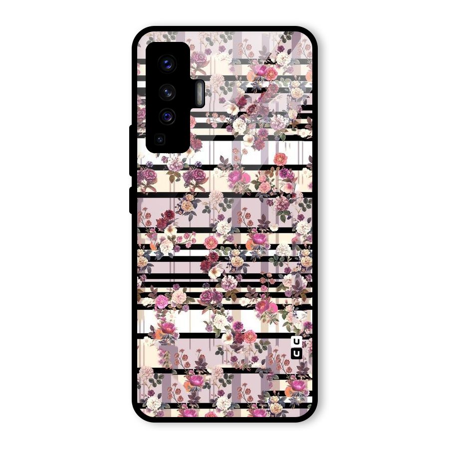Beauty In Floral Glass Back Case for Vivo X50
