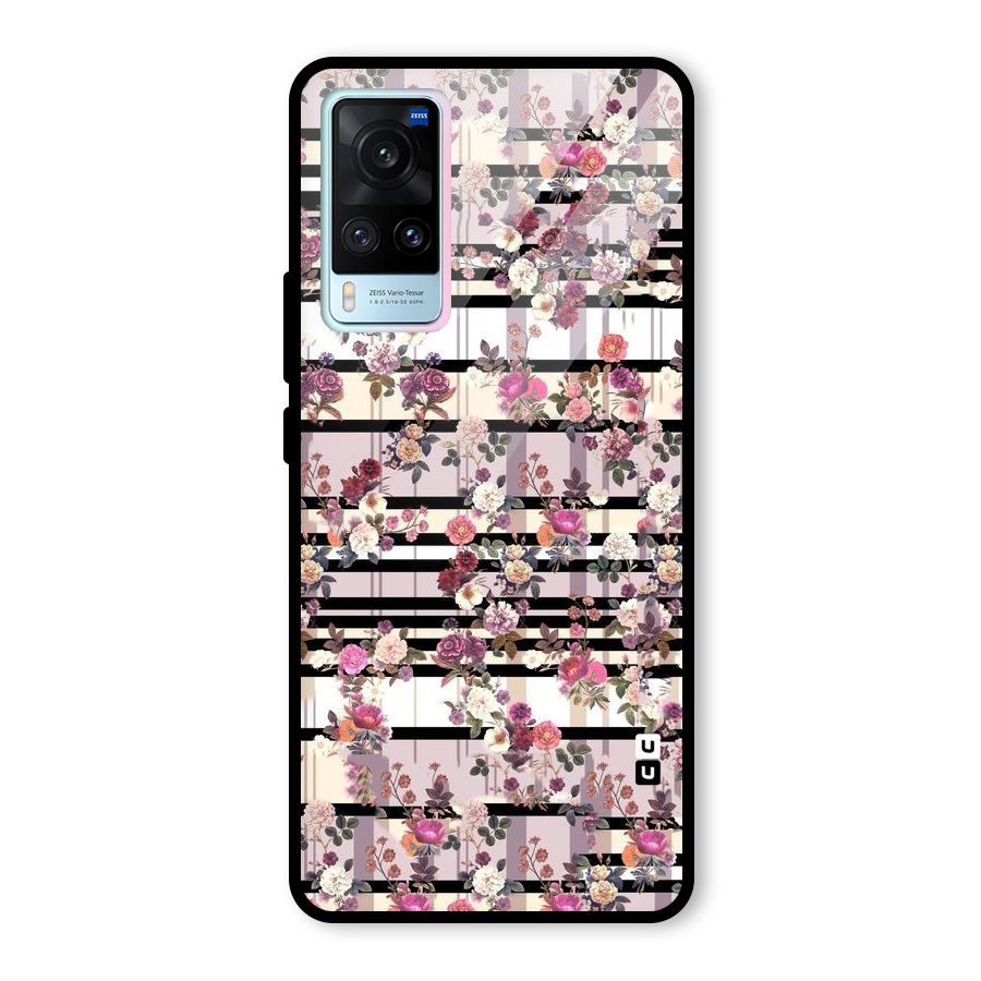 Beauty In Floral Glass Back Case for Vivo X60