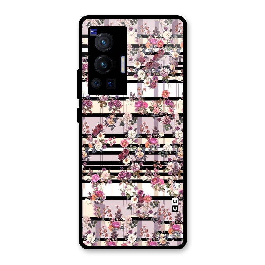 Beauty In Floral Glass Back Case for Vivo X70 Pro
