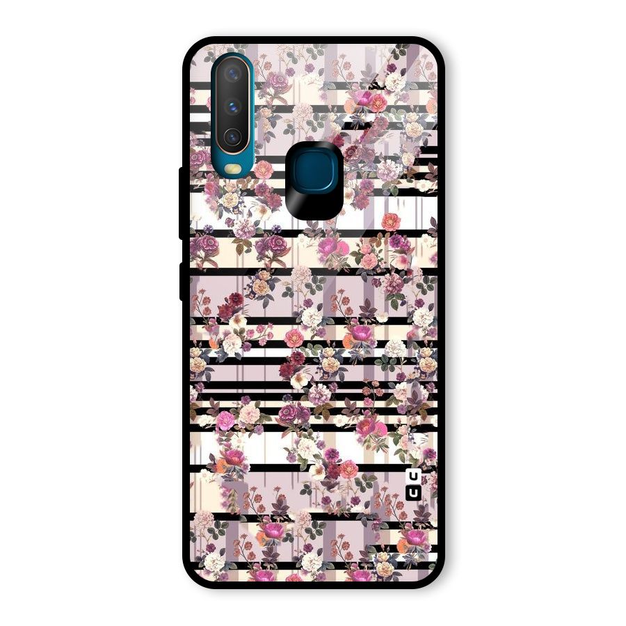 Beauty In Floral Glass Back Case for Vivo Y17