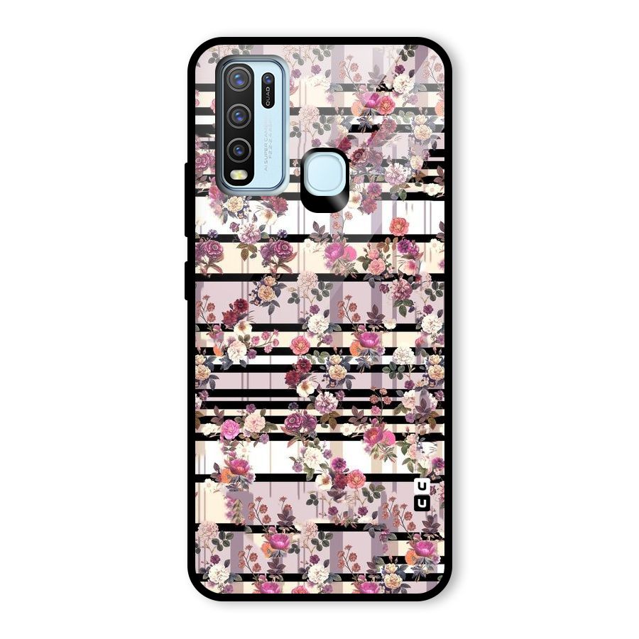 Beauty In Floral Glass Back Case for Vivo Y50