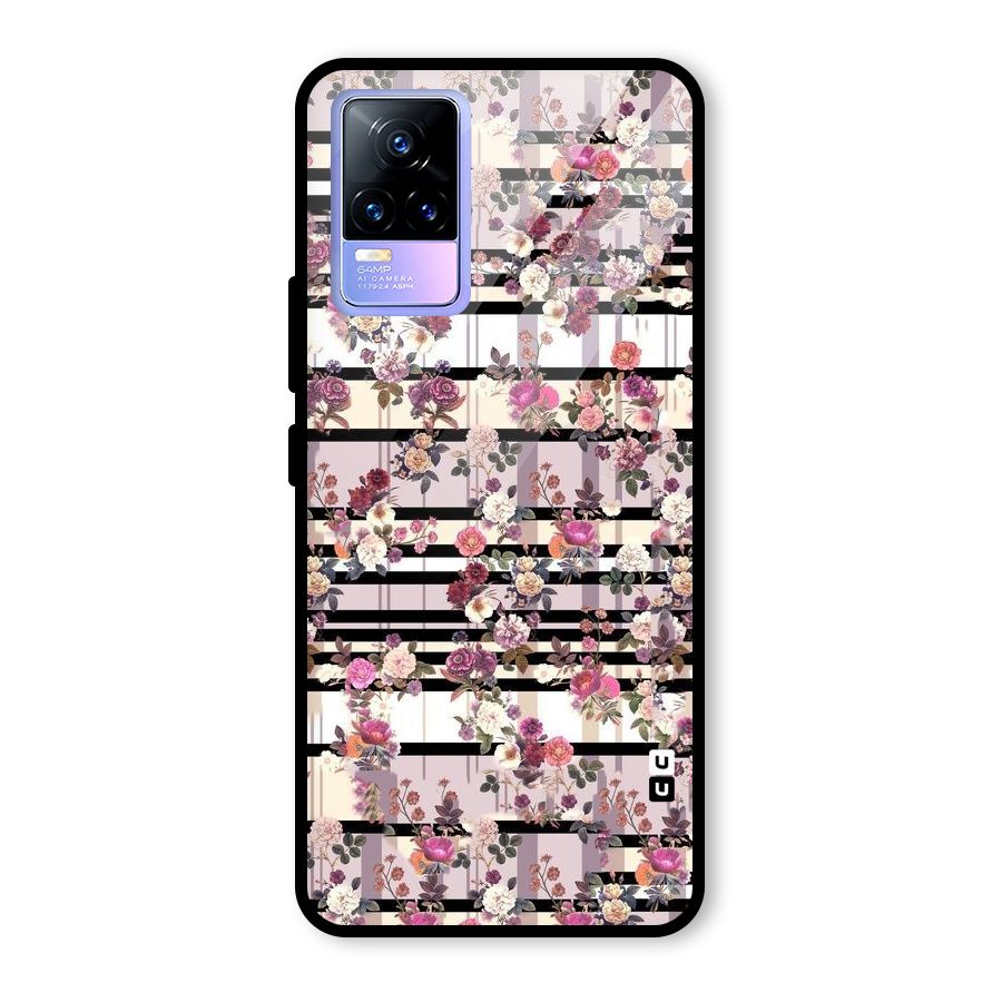 Beauty In Floral Glass Back Case for Vivo Y73