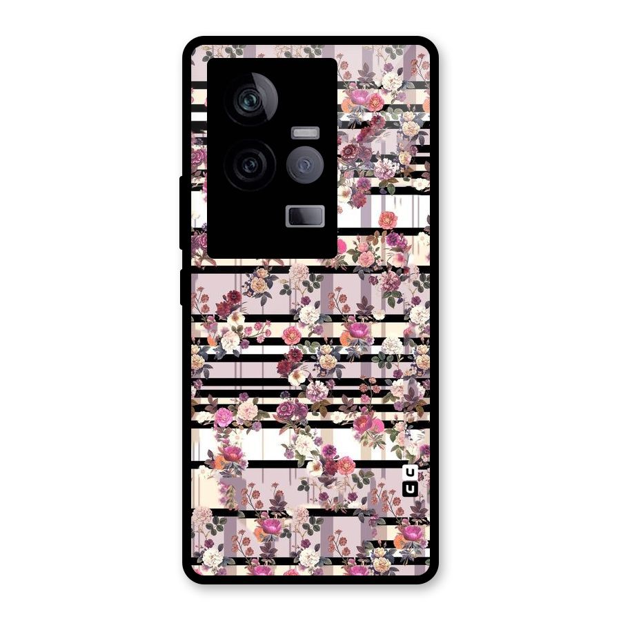 Beauty In Floral Glass Back Case for Vivo iQOO 11 5G